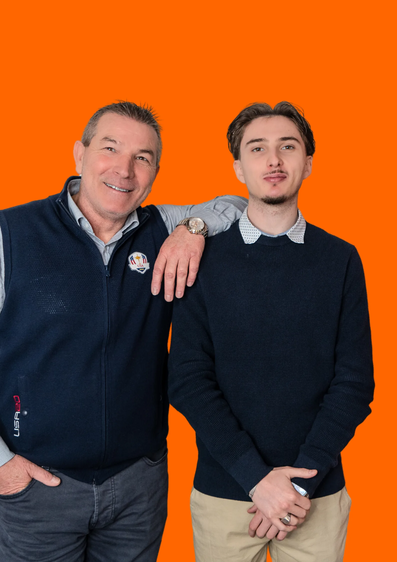 Portrait of Didier Colin & Leny Colin