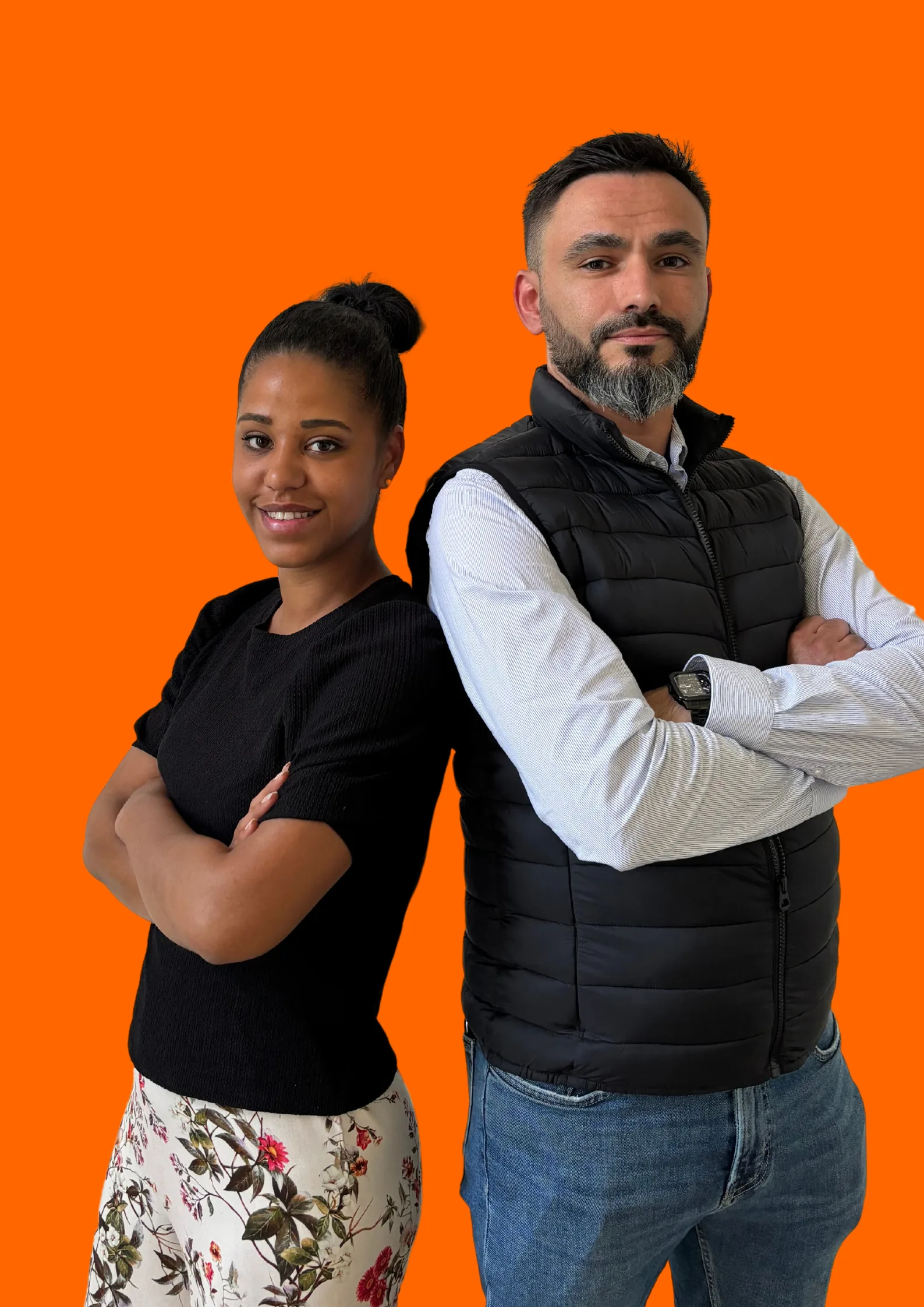 Portrait of Sandy Paulet & Radoine Zarrouk
