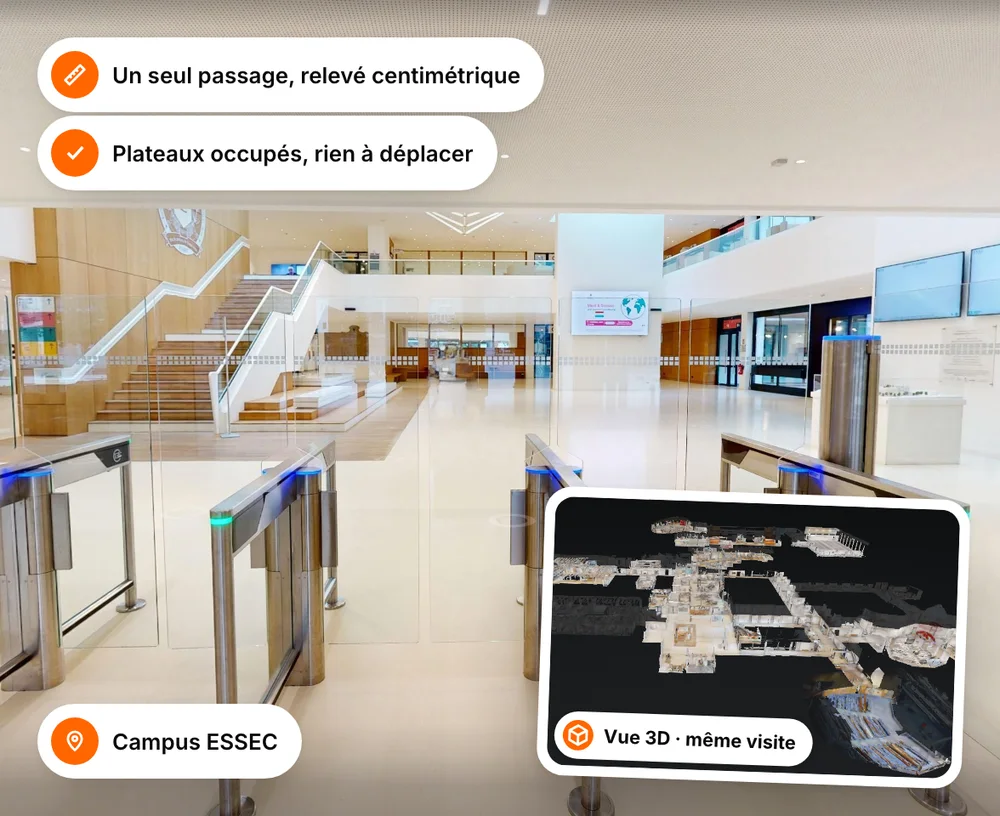 Photo illustrating ‘Have your buildings surveyed without moving a thing’