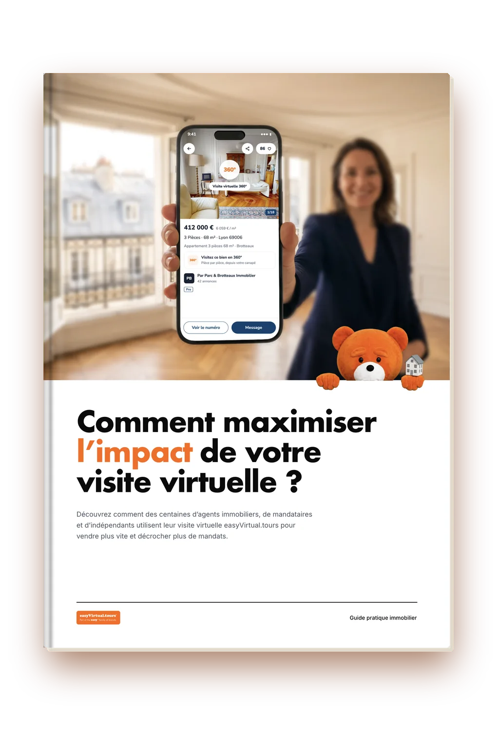 Cover of the guide ‘How to maximise the impact of your virtual tour’