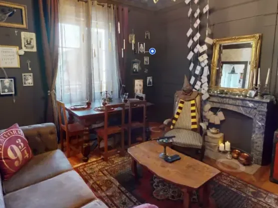 Aperçu de la visite virtuelle : AirBnb Harry Potter