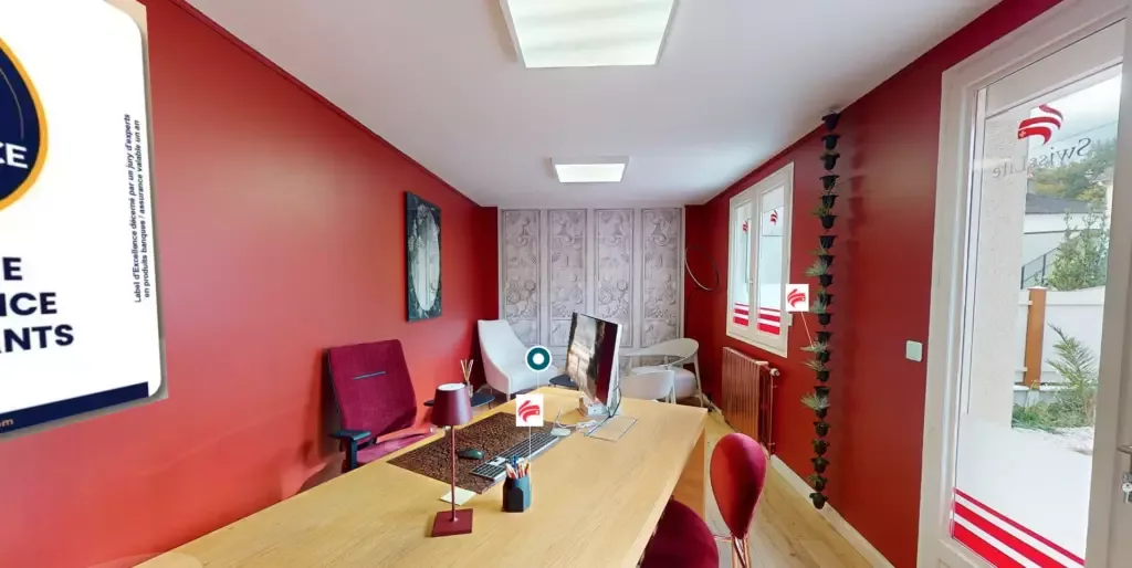 Visite virtuelle 360° : Agence Swiss Life