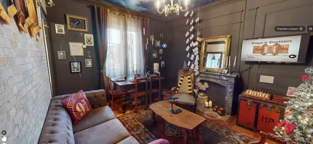 Visite virtuelle 360° : AirBnb Harry Potter