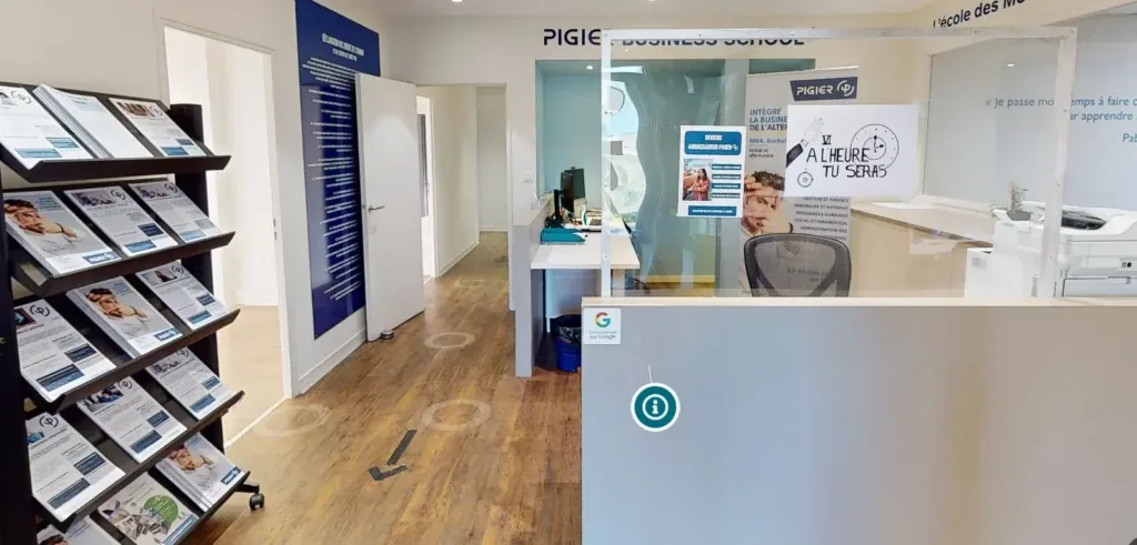 Visite virtuelle 360° : École Pigier – Dijon