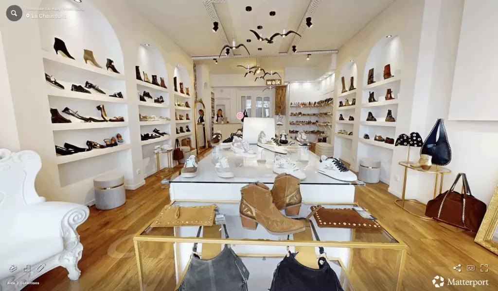 Visite virtuelle 360° : La chaussuria