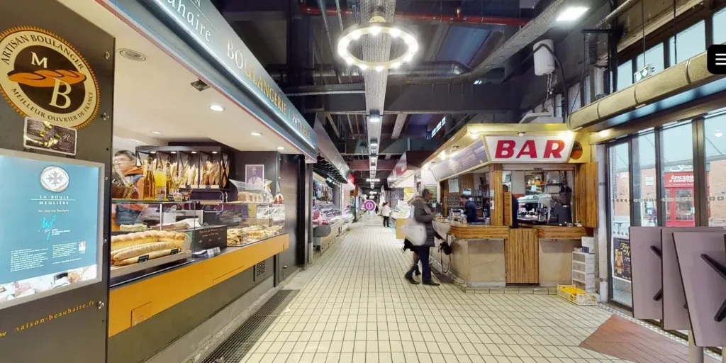 Visite virtuelle 360° : Marché Victor Hugo Toulouse