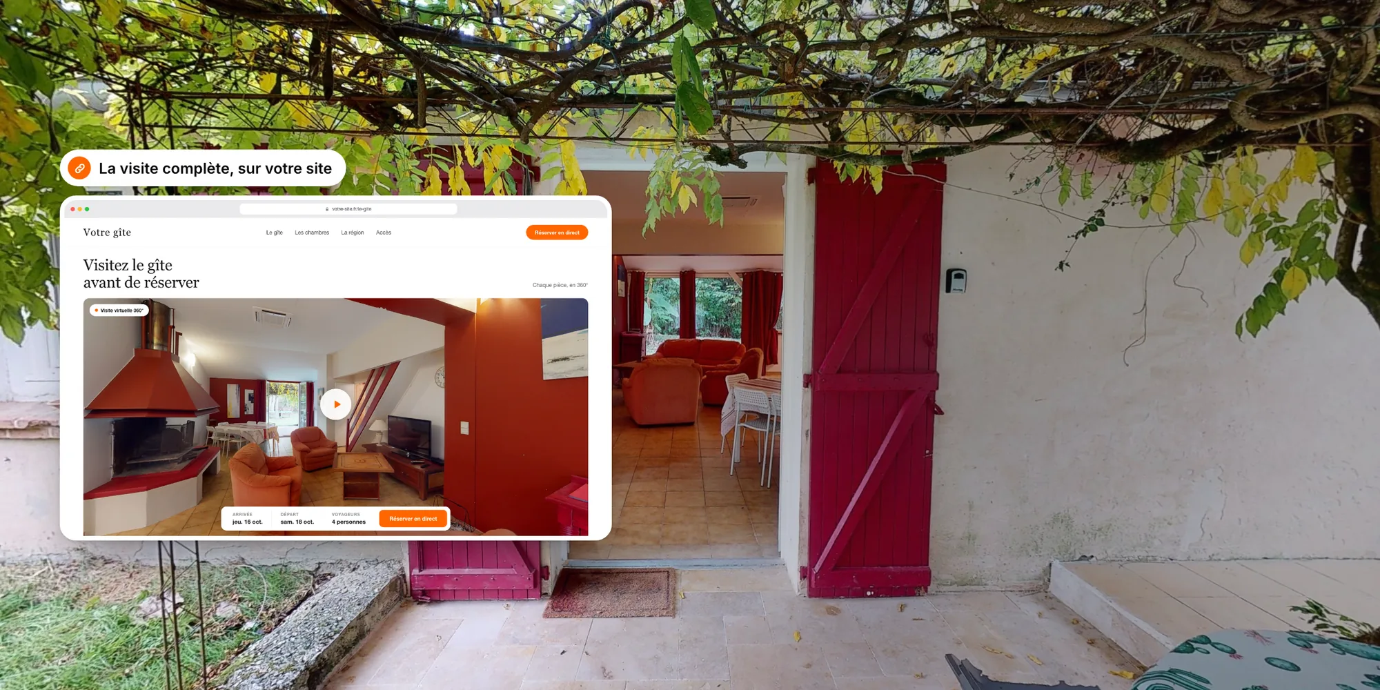 Photo illustrant « Faites réserver en direct sur votre site »