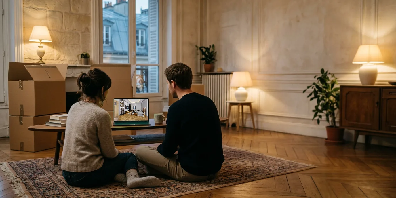 Photo illustrant « Faites visiter votre logement témoin à distance »
