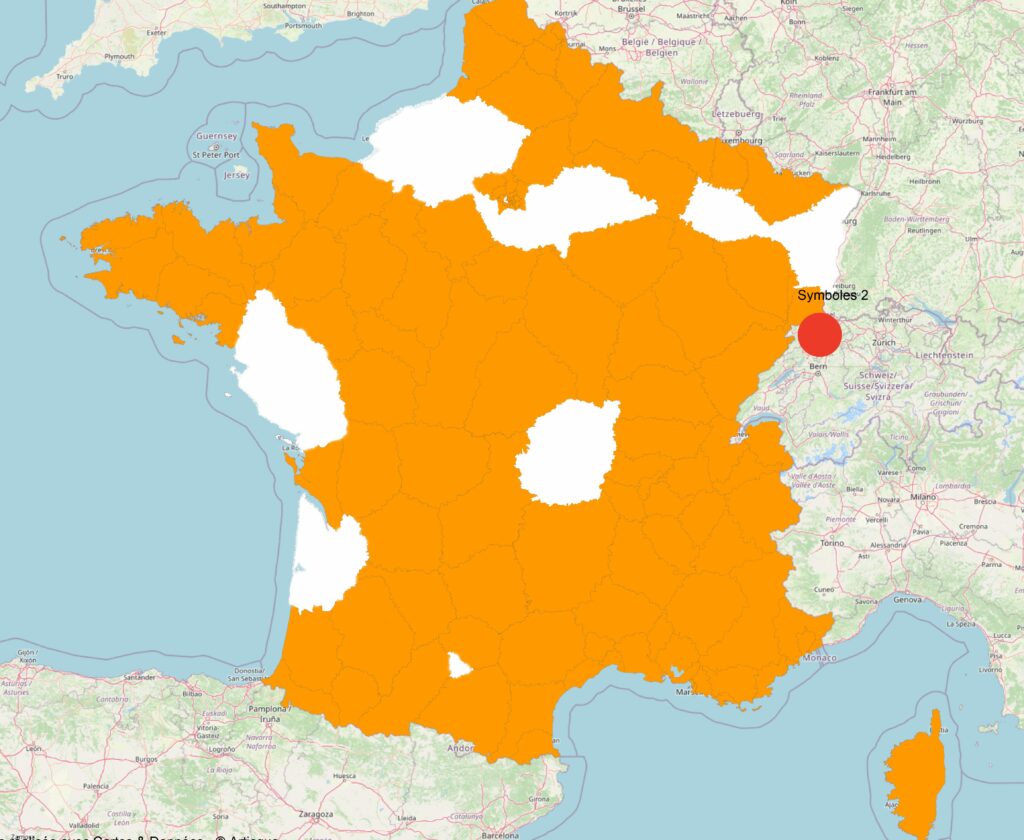 Zones disponibles franchises