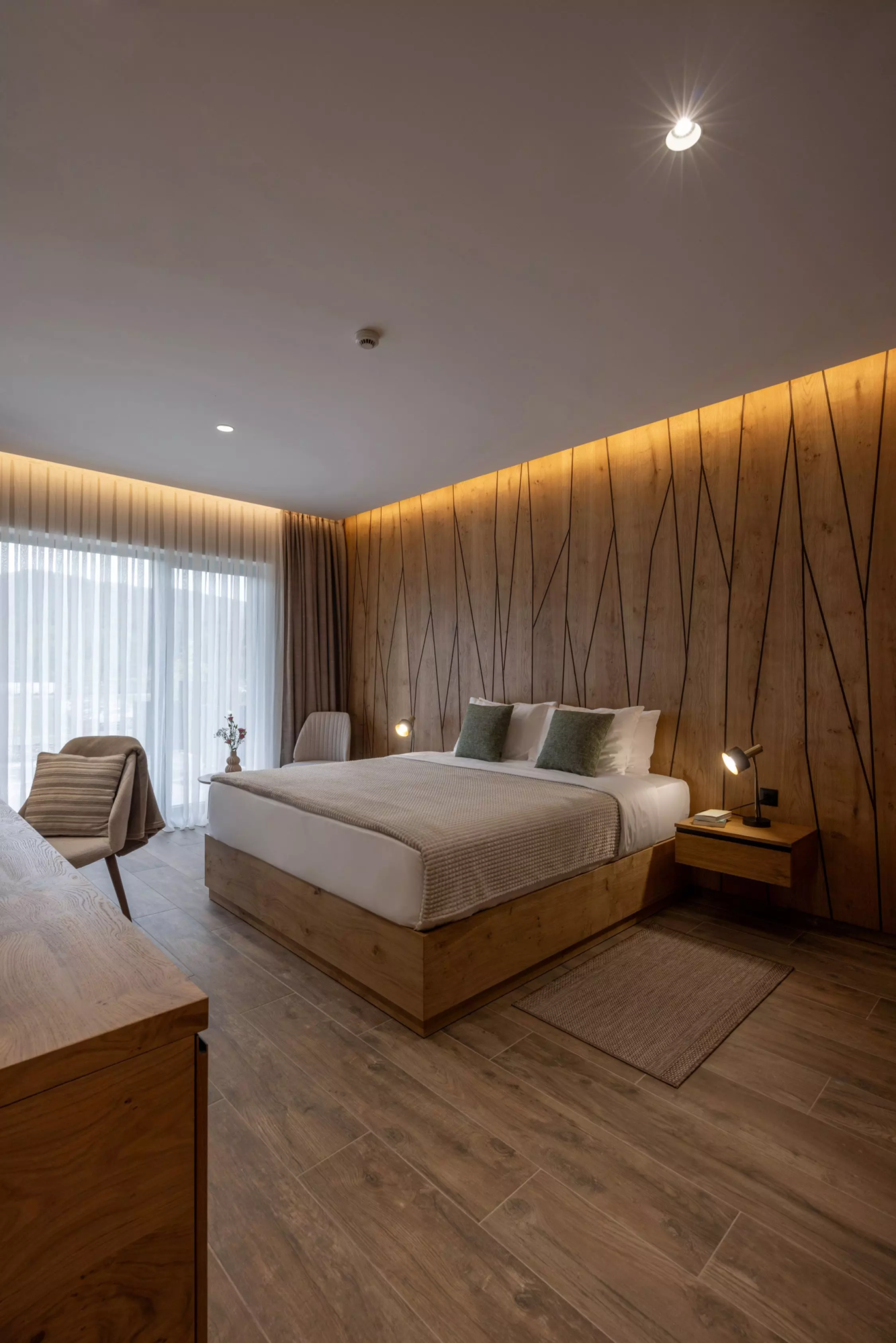 Chambre d'hôtel moderne visite virtuelle